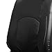 FH Group Universal Fit Full Set Faux Leather Car Seat Covers for Low Back Front Seat Covers, Airbag Compatible, Split Bench Rear Seat Cover for SUV, Sedan, Black