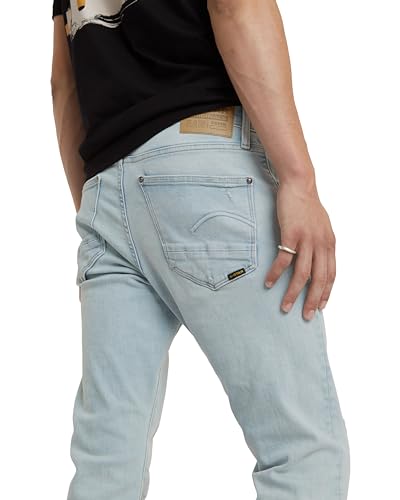 G-STAR RAW Herren Revend FWD Skinny Jeans, Blau (Sun Faded Bluejay Destroyed D20071-D634-G315), 29W / 30L – Ansicht 3
