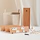 WOODTASTIC Rummy Holz Spiel - Hochwertiges Brettspiel aus Massivem Buchenholz mit 106 Robusten Kacheln