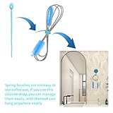 CPAP Hose Cleaning Kit,7ft Flexible CPAP Tube Brush,7" CPAP Mask Brush & 2 CPAP Hose Holder Hook & Bandage Ties & 2 Hose Bushing,CPAP Tube & Mask Cleaner,CPAP Accessories - Image 5