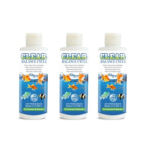 Image of Beyond Fill Automatic Fish Tank Cleaner Liquid Suitable for Fresh and Salt Water Aquarium and Fish Tank Pack of 3 (100ML Each)