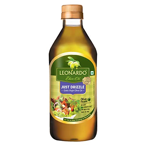 Image of Leonardo Extra Virgin Olive Oil, 500 ml Bottle | Premium Cold Pressed | From Italy | Made With 150+ Years of Expertise | Cholesterol & Trans Fat-Free, Rich In Antioxidants | High MUFA | Perfect For Salads, Breads, Pizza, Pasta & Grilling.