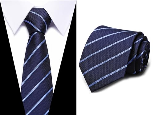 Image of Passabin Tie For Men Necktie Woven Jacquard Neck Ties Set 6 PCS