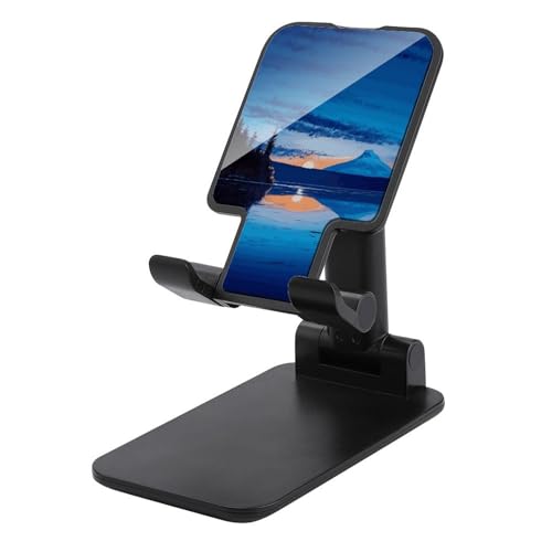 Support de téléphone portable pliable bleu compatible iPhone Android