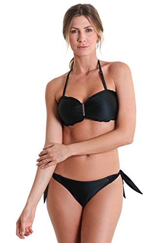 Calcinha Biquíni Avulso Laço Marrakesh - Preto - GG
