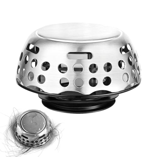 Generisch MK7EWJ735EFI3J10M0C Edelstahl Badewannen Abflussstopfen mit Haarsieb