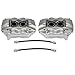 TRQ Front Brake Caliper Set Caliper Brackets Hardware Compatible with 96-02 Toyota 4Runner with 16 Inch Wheels with Front Caliper Casting #S13WM