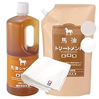 Amazon | アズマ商事 馬油シャンプー＆馬油トリートメント 旅