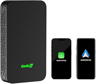 CarlinKit 5.0 Wireless CarPlay 2023 Apple, Android Auto Wireless Adapter 2air Wired to Wireless. Will Wired CarPlay to Wireless & Wired Android Auto to Wireless Small Design Easy to Install Carry
