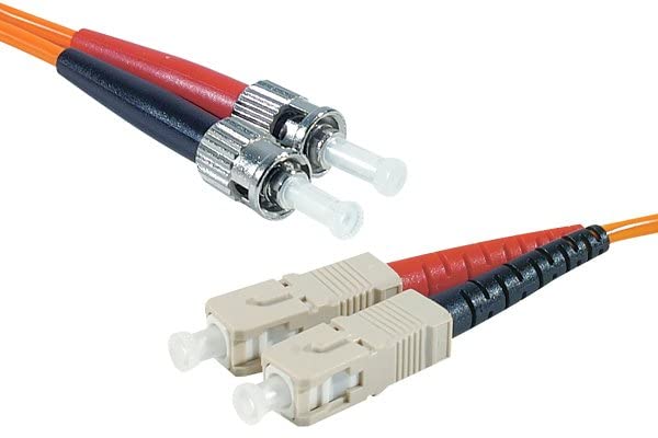 GÉNÉRIQUE ST-UPC/SC-UPC duplex HD multi OM1 62,5/125 Fiber patch câble orange - 5 m