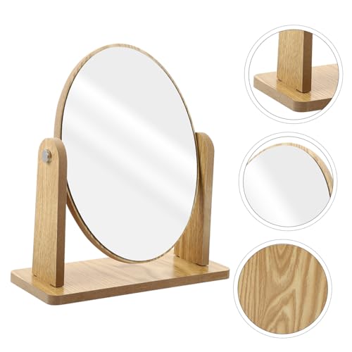 Miroir de maquillage en bois pivotant style moderne chic COLLBATH