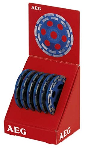 AEG Turbo - Juego de discos de diamante (125 mm de diámetro, 6 unidades)
