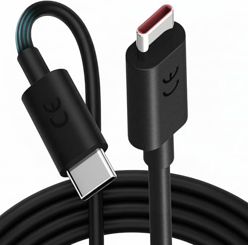 Image of HANYCONY 33w USB-C to USB-C Turbo Fast Charging Cable Compatible with Motorola Edge 60 /50 Series, Razr 50 Ultra & G Series | High-Speed Data Transfer| Original Fast Charging