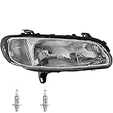 Halogenscheinwerfer rechts EISENFELS Bundle Set 69595940 Scheinwerfer rechts + Leuchtmittel H1 Classic kompatibel mit Omega B V94