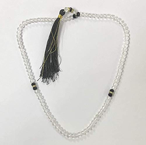 Image of Unisex-Adult Tasbih Islamic Salat Prayer Tasbeeh Crystal 100 Beads (Transparent)