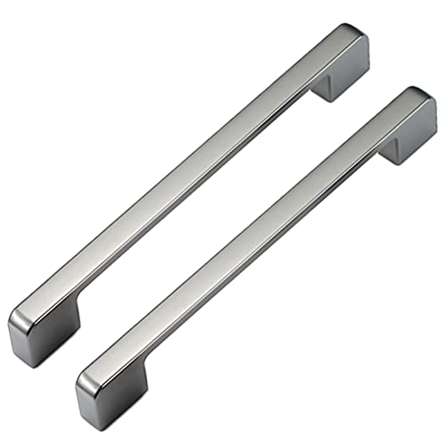 Juego de 2 tiradores de cocina de con tornillos de aleación de aluminio en forma de para armario de cocina, cajón, muebles de dormitorio (320mm) Cover