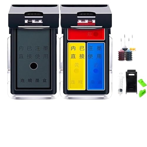 pdQAhHaHY Cartucho de Tinta Compatible con IP2810 MG2410 MG2540 MG2510 2545S MG2540 PG445 CL446 Recargable(1set with Ink)