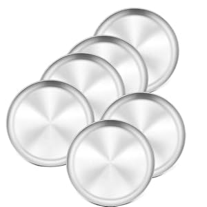 Aluminum Pizza Tray, Pizza Pan, 14-Inch, Wide Rim – Pack of 6
