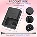 LP-E12 LC-E12 LC-E12E Battery Charger for Canon: EOS M M2 M10 M50 M50 Mark II M100 M200 SX70 HS EOS Rebel SL1( EOS 100D) Kiss M M2 X7 PowerShot SX70 HS Camera