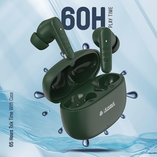 Image of AROMA NB126 Bolt V5.4 Upto 60Hr Playtime* Dual Paring, Fast Charging, Heavy Bass Bluetooth