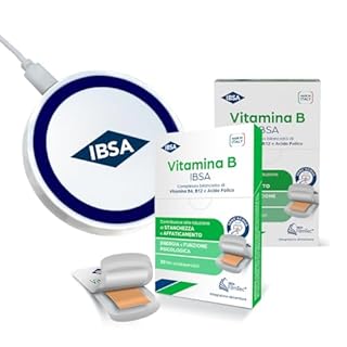 Vitamina B IBSA - 60 Film Orodispersibili. Integratore alimentare a base di Vitamine B6, B12 e Acido Folico che contribuiscono a ridurre stanchezza e affaticamento (60 Film + Caricatore)