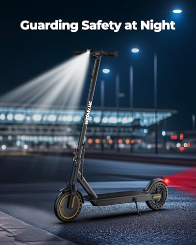 Image of WERHY Electric Scooter, 350W Powerful Motor & 8.5'' Solid Tire, 15 Miles
