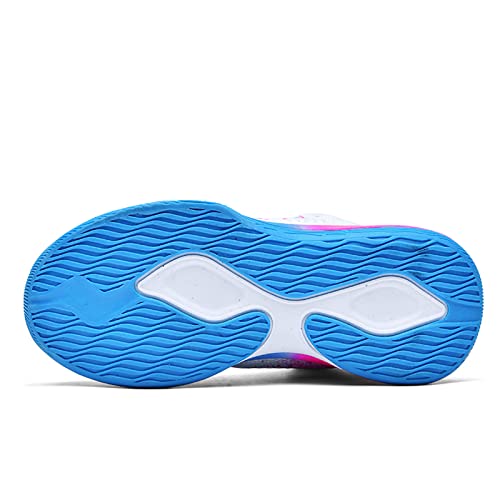 Sanearde Boys Grils Basketball Shoes High Top Youth Fashion Lightweight Volleyball Sneakers Comfortable Non-Slip Footwear3