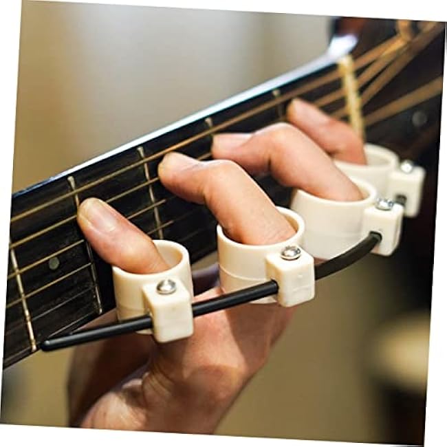 Toyvian Finger Expander Sleeve for Guitar Ukulele Piano Beginners Finger Stretcher Tool to Flexibility Strengthen Span Reduce Fatigue for Hands