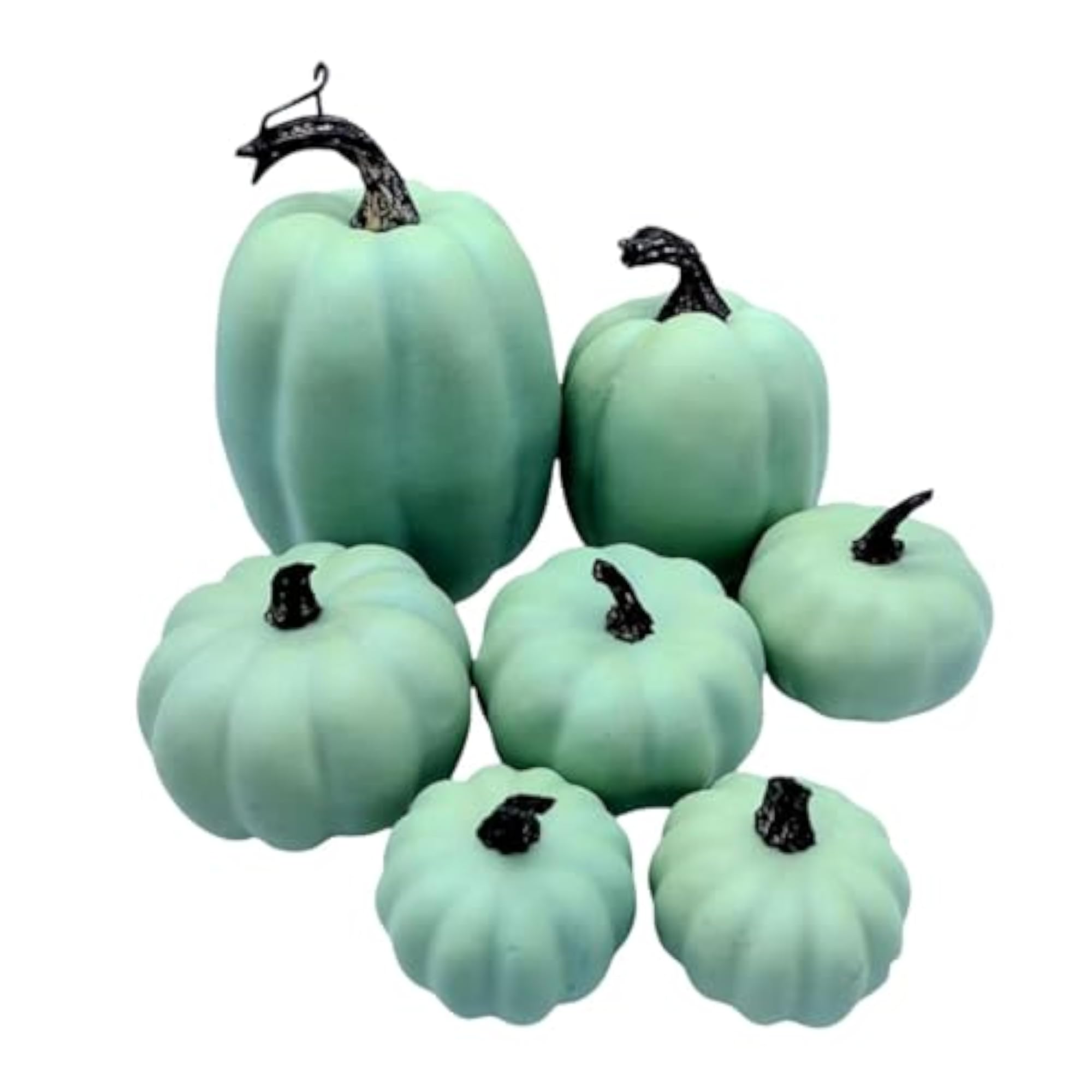 7Pcs Artificial Pumpkins Set Decor for Holiday Party Favors