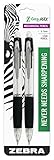 Zebra Pen Z-Grip Max Mechanical Pencil, 0.7mm Point Size, Standard HB Lead, Black Grip, 2-Count (52612)