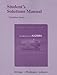 Student's Solutions Manual for Elementary Algebra: Concepts & Applications