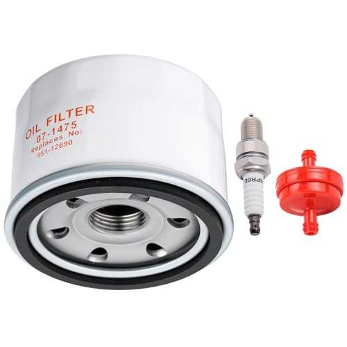 Hipa 951-12690 Oil Filter for MTD 751-12690 420cc Troy Bilt TB30 TB30R TB42 TB46 Lawn Mower Craftsman LT1500 LT3800 LT4200 R1000 T1000 T1200 T1300 T1500 fits for Cub Cadet XT1 CC30 CC30H CC800 CR30