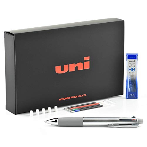 uni JETSTREAM 4&1 - Red, Green, Blue and Black 0.7mm ink + 0.5mm Pencil with Exclusive uni Box