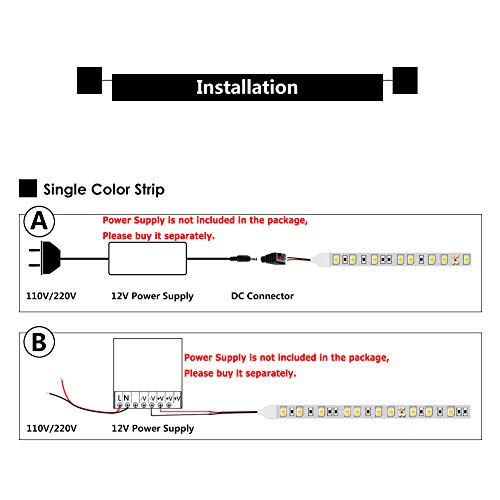 Tira de LED blanca 5 m SMD5050 300 LEDs 12V flexible miniatura 7