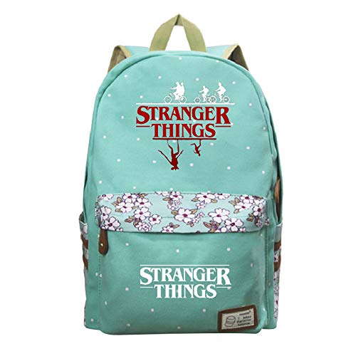 Stranger Things Mochila Casual  Escolar  de Escuela Secundaria  Marea Coreana  Multicolor