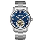 Construction durable : le boîtier en acier inoxydable avec verre minéral ou saphir résistant aux rayures protège le mouvement complexe et maintient la clarté