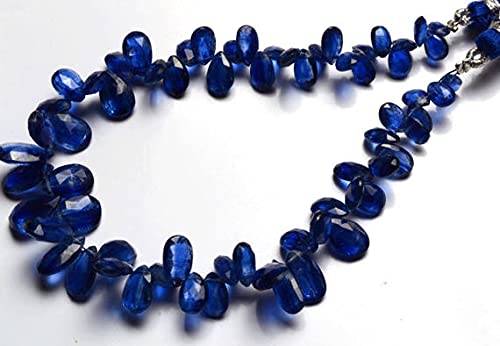 Perles kyanite bleu teal pour création de bijoux bohèmes chic