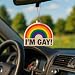I'm Gay Rainbow Air Freshener - Funny Rude Air Freshener - Perfect Novelty Gag Gift, Best Funny Gifts and Pride Accessories (Pride)