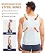 Wonderience Compression Shirts for Men Undershirts Slimming Body Shaper Tank Top Vest with Zipper (White, X-Large)