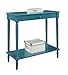 Convenience Concepts French Country 1 Drawer Hall Table with Shelf, Blue