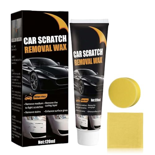 Car Scratch Remover, 2025 New Car Scratch Repair Paste, Car Paint Scratch Repair Polishing Wax, Permanent Car Scratch, Swirl Marks and Scuff Removal, Car Scratch Repair Kit for Deep Scratches (1Pcs)