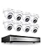 Produktbild ZOSI 16CH 1080P Außen Video Überwachungskamera Set H.265+ DVR Recorder mit 2TB HDD Plus 8 Dome Kamera CCTV Haus Überwachungssystem 24M IR Nachtsicht