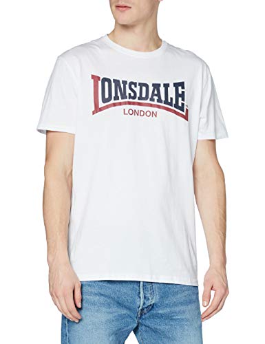 Lonsdale Two Tone T-Shirt, Blanc (weiß), XX-Large (Taille Fabricant: 2XL) Homme