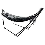 TOYMOCK(トイモック) ハンモック 自立式 収納バッグ付き ブラック MOZ-14-01