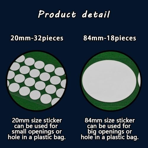 Image of Mushroom Growing Supplies 0.25 μm - 32Pcs 20mm & 18Pcs 68mm Filter Filter Disc Mushroom,Membrane Filter Sticker, Mycology Supplies,Applied Under Wide Mouth Jar Lid for Mushroom Cultivation