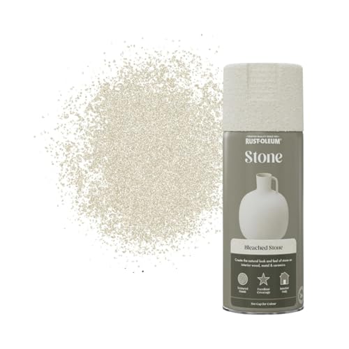 Rust-Oleum 400ml Stone Spray Paint Aerosol - Bleached Stone