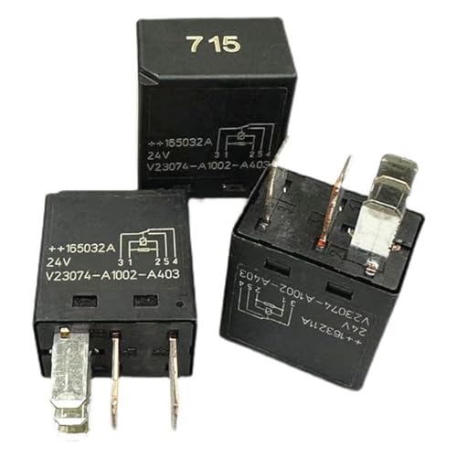 Relé automotriz V23074-A1002-A403 con conector de 5 pines tipo JD2926 No. 715