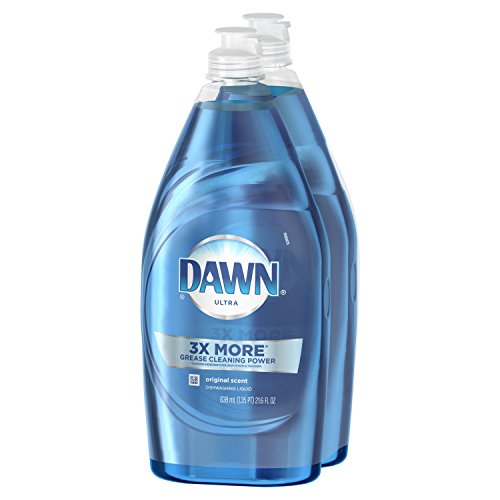 Image of Dawn Ultra Dishwashing Liquid Dish Soap Original Scent, Two 21.6 oz Bottles