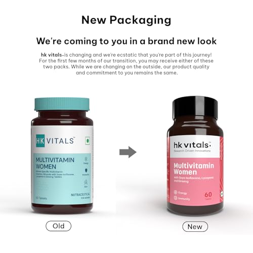 HealthKart HK Vitals Multivitamin For Women (60 Tablets) | With Zinc, Vitamin C, Vitamin D, Multiminerals & Ginseng Extract - Image 2