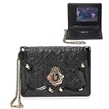 ANNA SUI (アナスイ)セルパン 2面パスケース レディース ブラック